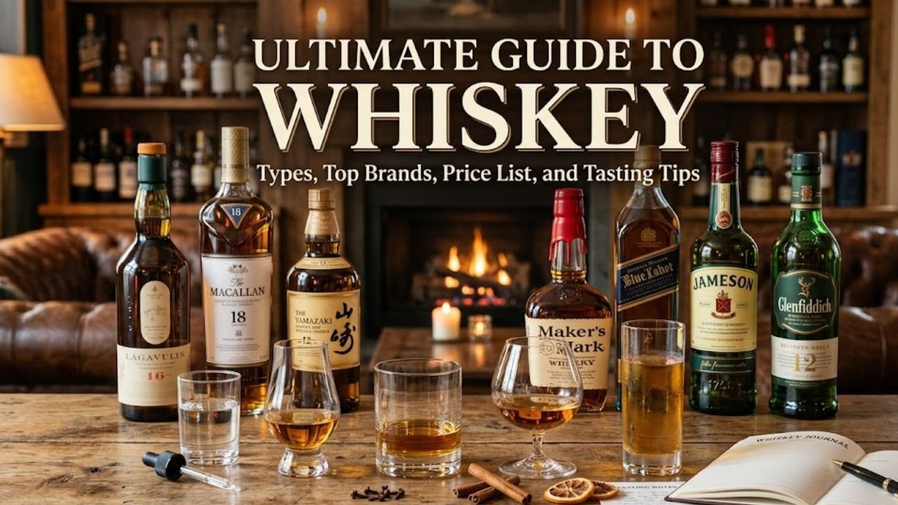Ultimate Guide to Whiskey: Types, Top Brands, Price List, and Tasting Tips 