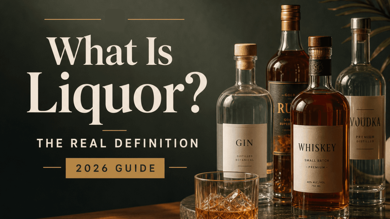 What Is Liquor? The Real Definition (2026 Guide)
