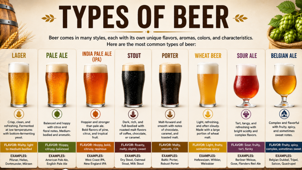 Types of Beer