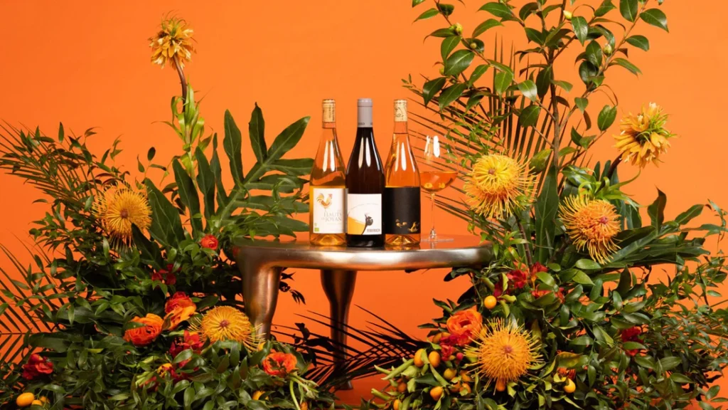what is orange wine made of