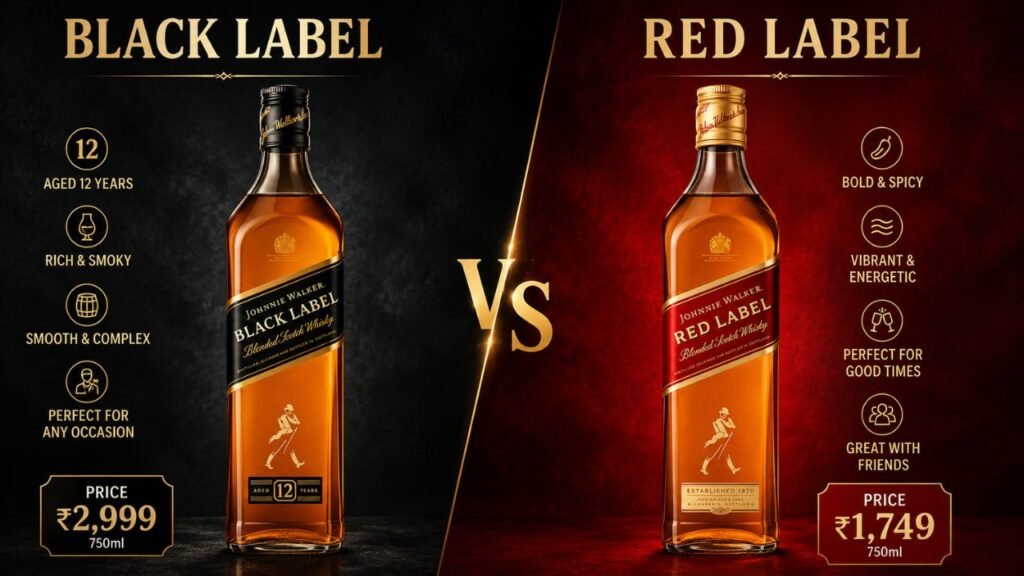 Johnnie Walker Black Label vs Red Label: Which One Is Actually Worth Your Money?