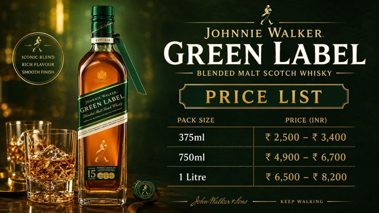 Green Label Price in India 2026: State-Wise Rates, 750ml Cost and Latest Price Guide