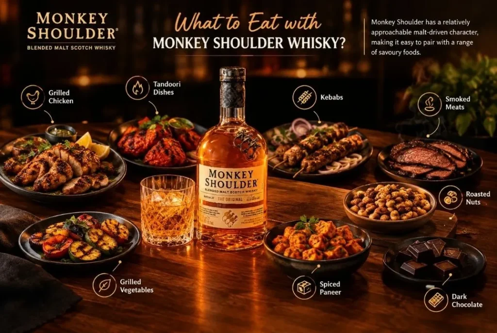 What to Eat with Monkey Shoulder Whisky?