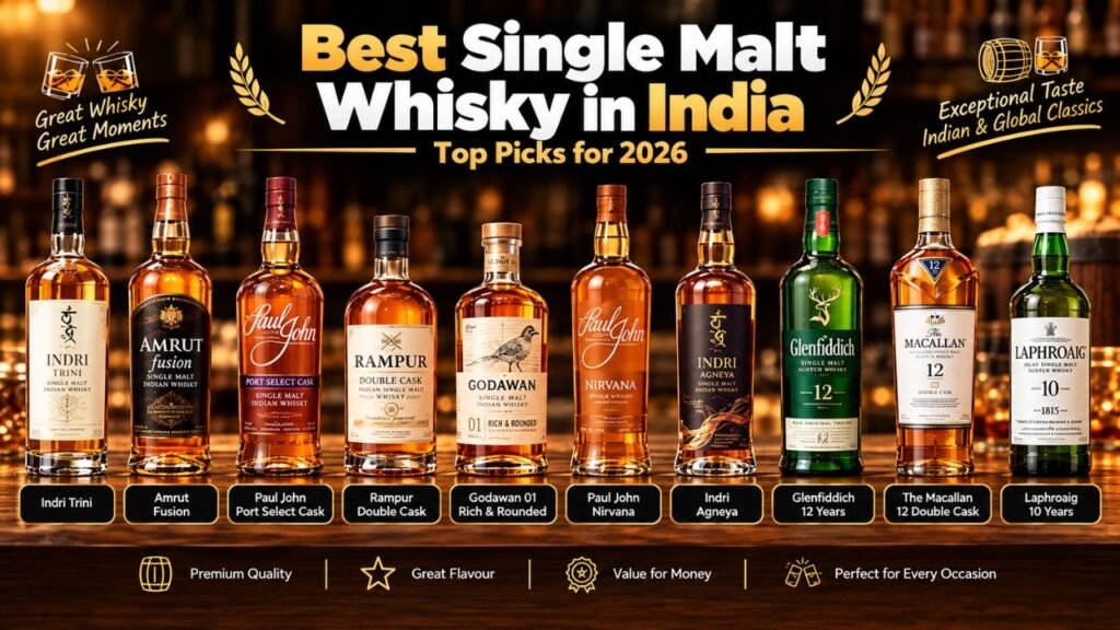 Best Single Malt Whisky in India: Top Picks for 2026